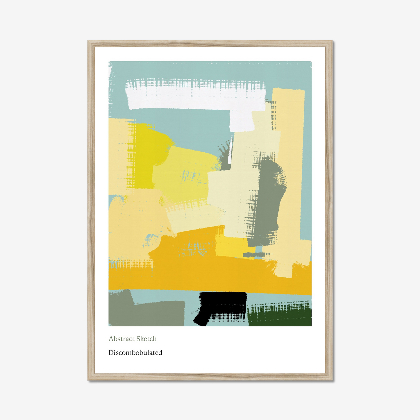 Artistic composition with bold colors and lively design, perfect for modern interiors and art enthusiasts